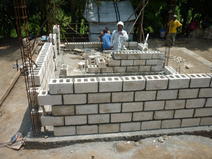 training buidling site Haiti